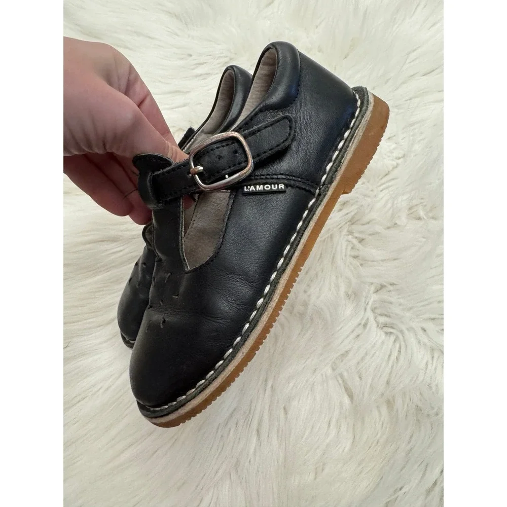 L'Amour black‎ Mary Jane size 11 GUC